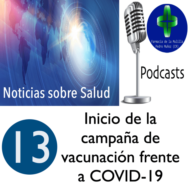 Caratula Podcast NOTICIAS 13 vacuna coronavirus