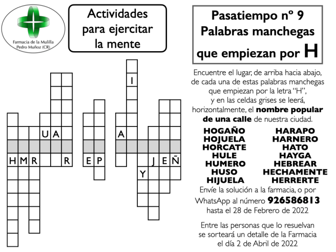 009 - Palabras manchegas H