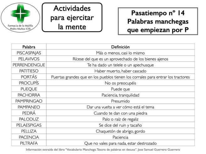 014 - Palabras manchegas P.002